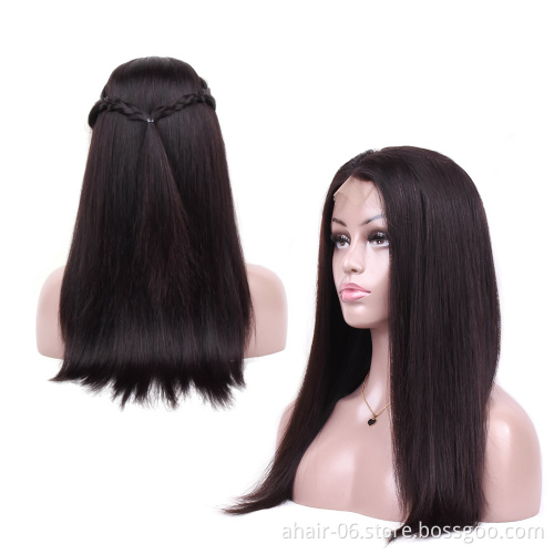 Allrun factory price good quality brazilian remy human hair 10a human hair bundles with lace frontal closure
